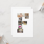 Erstellen Sie Ihren eigenen Letter of Foto Collage Karte (Vorderseite/Rückseite Beispiel)