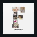 Erstellen Sie Ihren eigenen Letter of Foto Collage Magnetkarte<br><div class="desc">Diese Monogramm-Foto-Collage ist ein personalisiertes Design,  das ein fett formatiertes Monogramm (Initialen oder Buchstaben) mit einer Sammlung von Fotos kombiniert,  die in oder um es herum künstlerisch angeordnet sind. Es ist eine stilvolle Art,  Erinnerungen zu präsentieren und gleichzeitig eine einzigartige,  elegante Touch zu Dekoration oder Geschenken hinzuzufügen.</div>