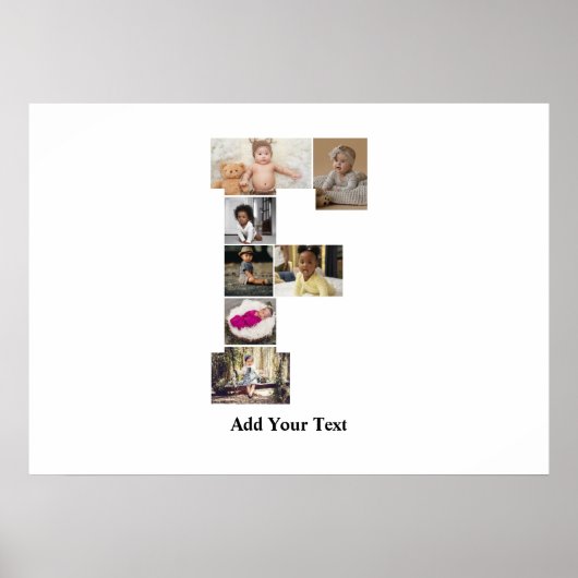 Erstellen Sie Ihren eigenen Letter of Foto Collage Poster (Vorne)
