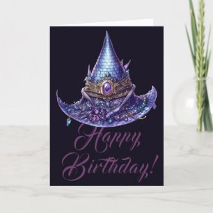 Erstellen Sie Ihren eigenen Lila bejeweled Dragon  Feiertagskarte