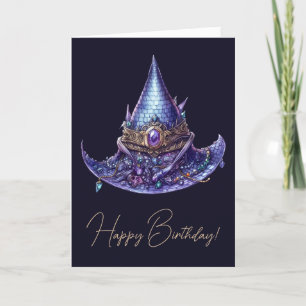 Erstellen Sie Ihren eigenen Lila bejeweled Dragon  Feiertagskarte