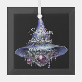 Erstellen Sie Ihren eigenen Lila Bejewelen Kristal Ornament Aus Glas