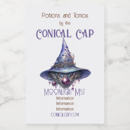 Erstellen Sie Ihren eigenen Lila Bejewelen Kristal Weinetikett