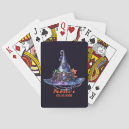 Erstellen Sie Ihren eigenen Lila bejewelten Herbst Spielkarten