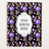 Erstellen Sie Ihren eigenen Lila Cyrstal Ball Planer (Vorderseite)