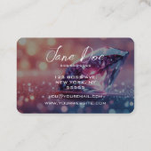 Erstellen Sie Ihren eigenen Lila Diamanten Visitenkarte (Rückseite)