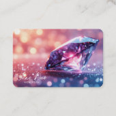 Erstellen Sie Ihren eigenen Lila Diamanten Visitenkarte (Vorderseite)