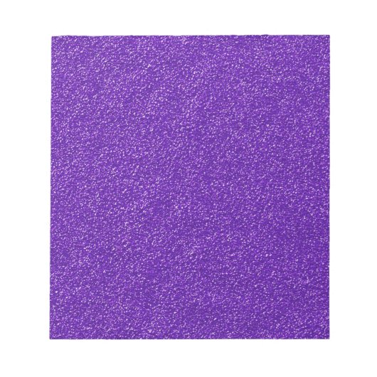 Erstellen Sie Ihren eigenen Lila Glitzer Notizblock (Vorderseite)