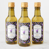 Erstellen Sie Ihren eigenen Lila Kristallball Weinetikett (Flaschen)