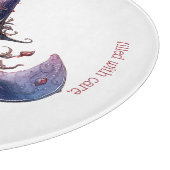 Erstellen Sie Ihren eigenen Lila Orange Celestial  Schneidebrett (Ecke)