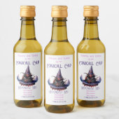 Erstellen Sie Ihren eigenen Lila Orange Celestial  Weinetikett (Flaschen)