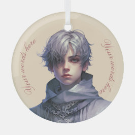 Erstellen Sie Ihren eigenen Lila Prinzen Ornament Aus Glas