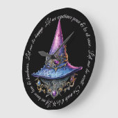 Erstellen Sie Ihren eigenen Lila rosa Schmuck mit  Große Wanduhr (Winkel)