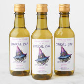 Erstellen Sie Ihren eigenen Lila rosa Schmuck mit  Weinetikett (Flaschen)