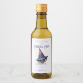 Erstellen Sie Ihren eigenen Lila rosa Schmuck mit  Weinetikett (Vorderseite)