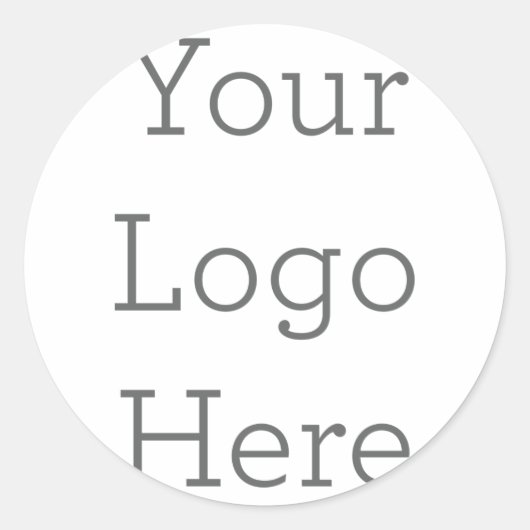 Erstellen Sie Ihren eigenen Logo-Aufkleber Runder Aufkleber (Vorderseite)