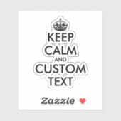 Erstellen Sie Ihren eigenen lustigen, behalten, ru Aufkleber (Blatt)