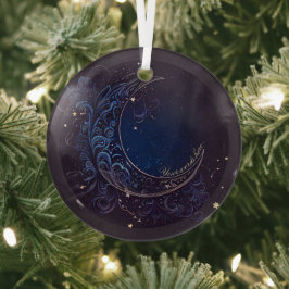 Erstellen Sie Ihren eigenen magischen blauen Mond Ornament Aus Glas