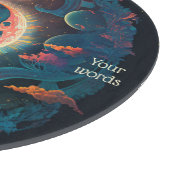 Erstellen Sie Ihren eigenen magischen blauen Mond Schneidebrett (Ecke)