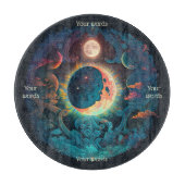 Erstellen Sie Ihren eigenen magischen blauen Mond Schneidebrett (Vorderseite)