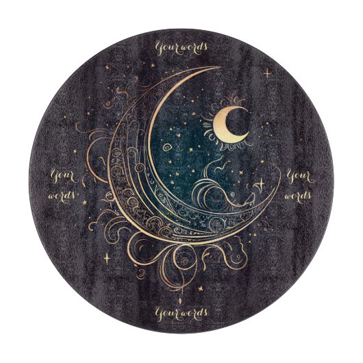 Erstellen Sie Ihren eigenen magischen Gold Filigre Schneidebrett (Vorderseite)