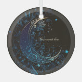 Erstellen Sie Ihren eigenen magischen Mond Ornament Aus Glas (Vorderseite)