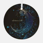 Erstellen Sie Ihren eigenen magischen Mond Ornament Aus Glas (Rückseite)