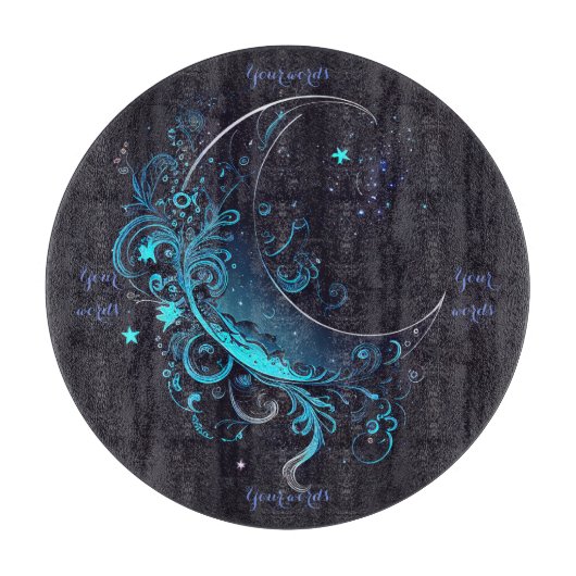 Erstellen Sie Ihren eigenen magischen Silver & Blu Schneidebrett (Vorderseite)