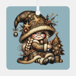 Erstellen Sie Ihren eigenen magischen Weihnachtsba Ornament Aus Metall