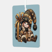 Erstellen Sie Ihren eigenen magischen Weihnachtsgo Ornament Aus Metall (Vorderseite links)