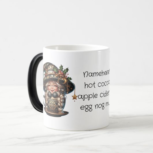 Erstellen Sie Ihren eigenen magischen Weihnachtsgo Verwandlungstasse (Vorderseite Links)