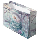 Erstellen Sie Ihren eigenen Mini-Weihnachtsschneem Große Geschenktüte (Vorderseite Schrägansicht)