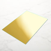 Erstellen Sie Ihren eigenen minimalistischen Cyan Folieneinladung (Gedreht)