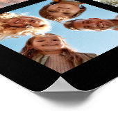 Erstellen Sie Ihren eigenen modernen 9-Foto Collag Poster (Ecke)