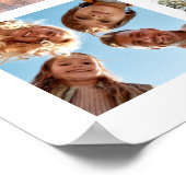 Erstellen Sie Ihren eigenen modernen 9-Foto Collag Poster (Ecke)