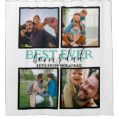 Erstellen Sie Ihren eigenen modernen Bonus Vater 4 Duschvorhang (Vorderseite)