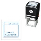 Erstellen Sie Ihren eigenen modernen geometrischen Permastempel (Beispiel)