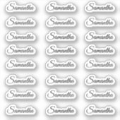 Erstellen Sie Ihren eigenen modernen Personalisier Aufkleber (Vorderseite)