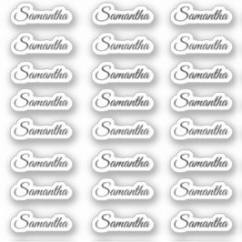 Erstellen Sie Ihren eigenen modernen Personalisier Aufkleber