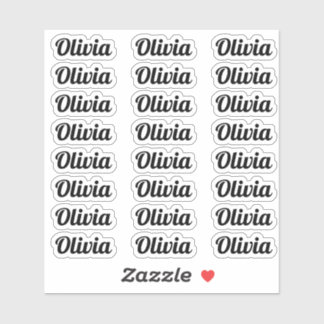 Erstellen Sie Ihren eigenen modernen Personalisier Aufkleber