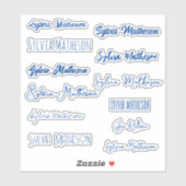 Erstellen Sie Ihren eigenen modernen, stilvollen N Aufkleber (Blatt)