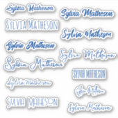 Erstellen Sie Ihren eigenen modernen, stilvollen N Aufkleber (Vorderseite)