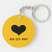 Erstellen Sie Ihren eigenen Mops für den Haustier- Schlüsselanhänger (Rückseite)