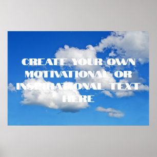 erstellen Sie Ihren eigenen motivierend oder inspi Poster