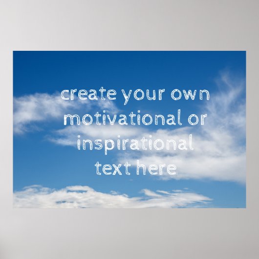 erstellen Sie Ihren eigenen motivierend oder inspi Poster (Vorne)