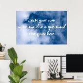 Erstellen Sie Ihren eigenen motivierend Text Poster (Heimbüro)