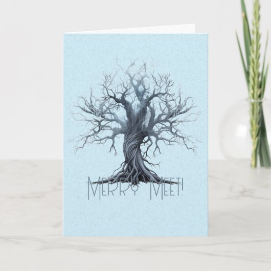 Erstellen Sie Ihren eigenen mystischen Blauen Tree Karte (Vorderseite)