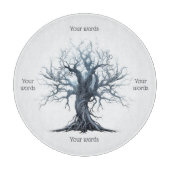 Erstellen Sie Ihren eigenen mystischen Blauen Tree Schneidebrett (Vorderseite)