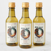 Erstellen Sie Ihren eigenen mystischen Blumenmoor  Weinetikett (Flaschen)