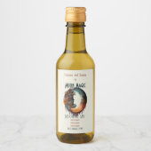 Erstellen Sie Ihren eigenen mystischen Blumenmoor  Weinetikett (Vorderseite)